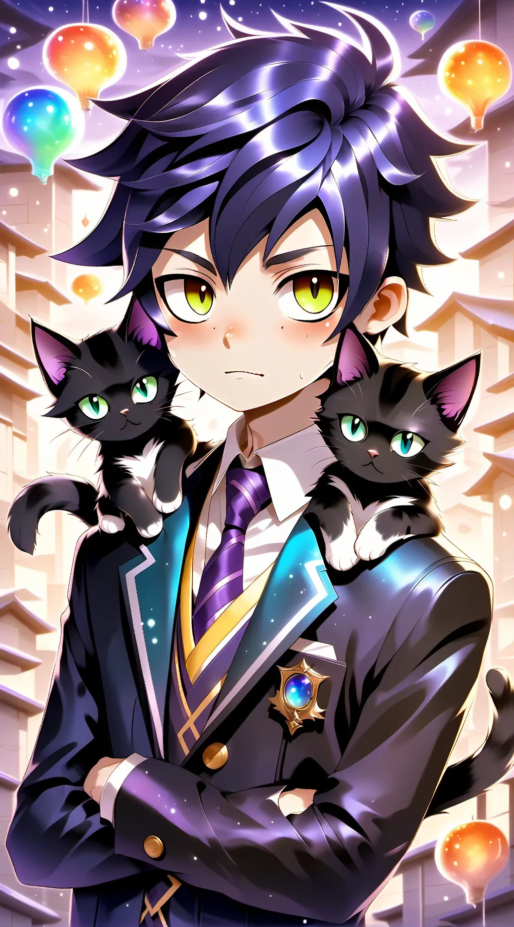 ai character: shinto background