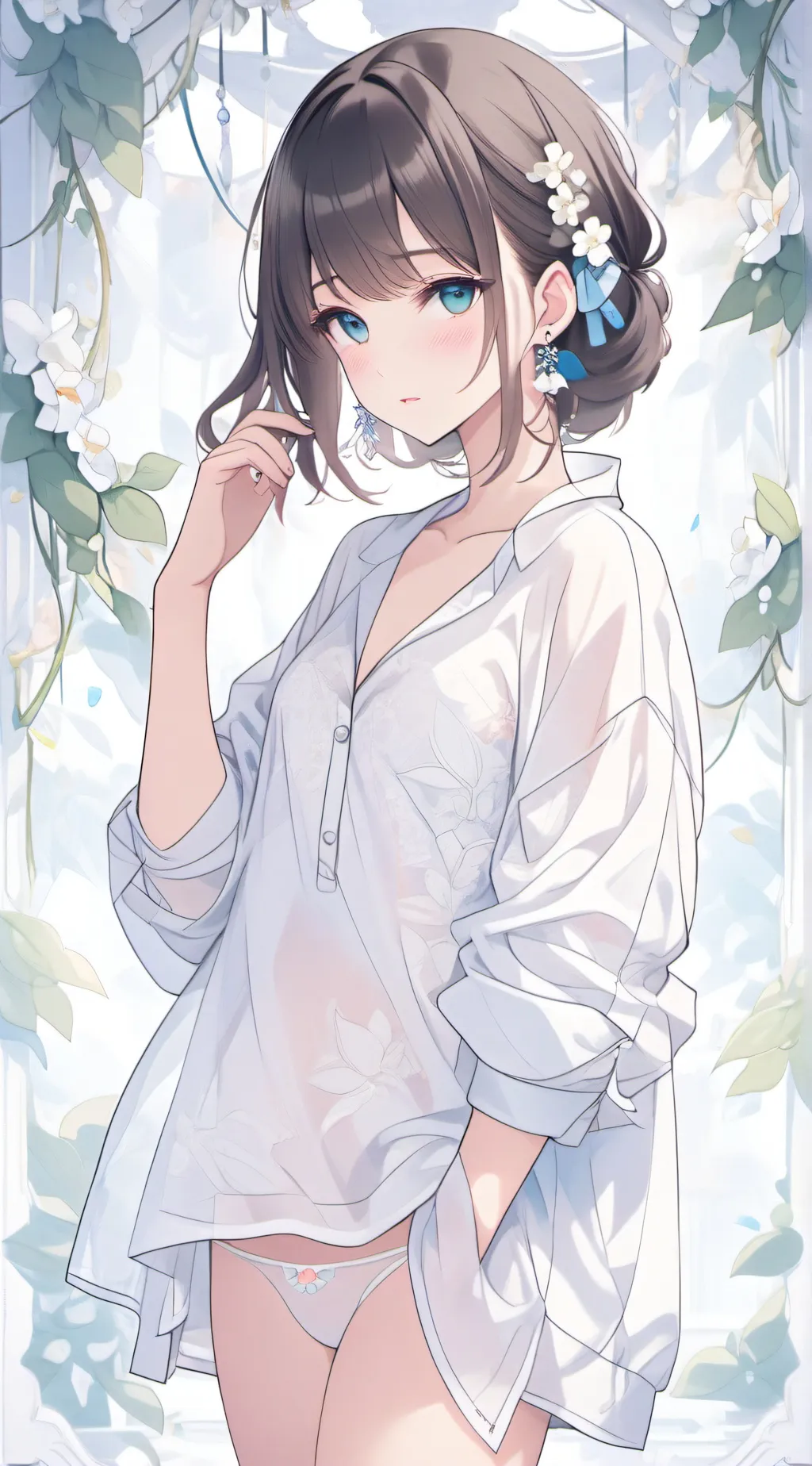 ai character: Rose background