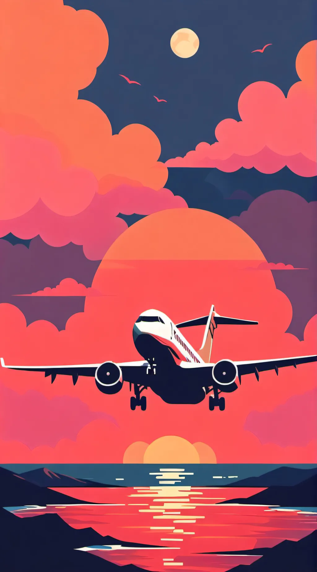 ai character: airplane background