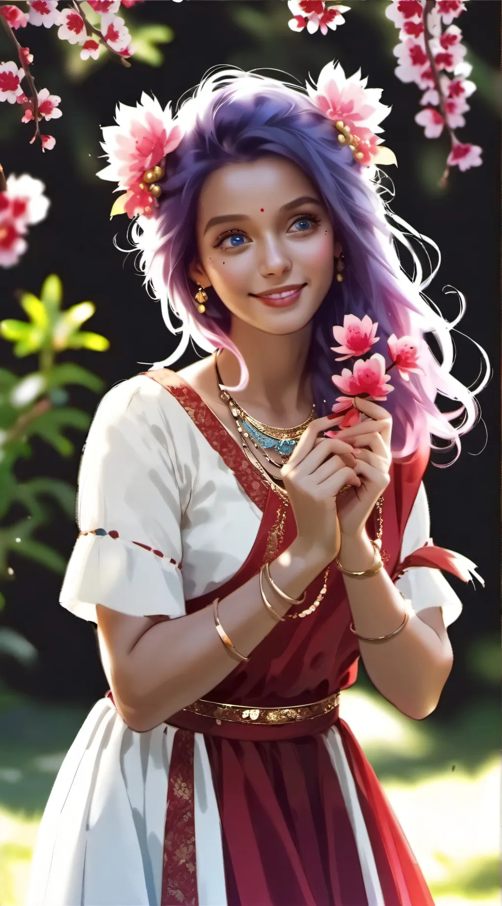 ai character: Angel  background