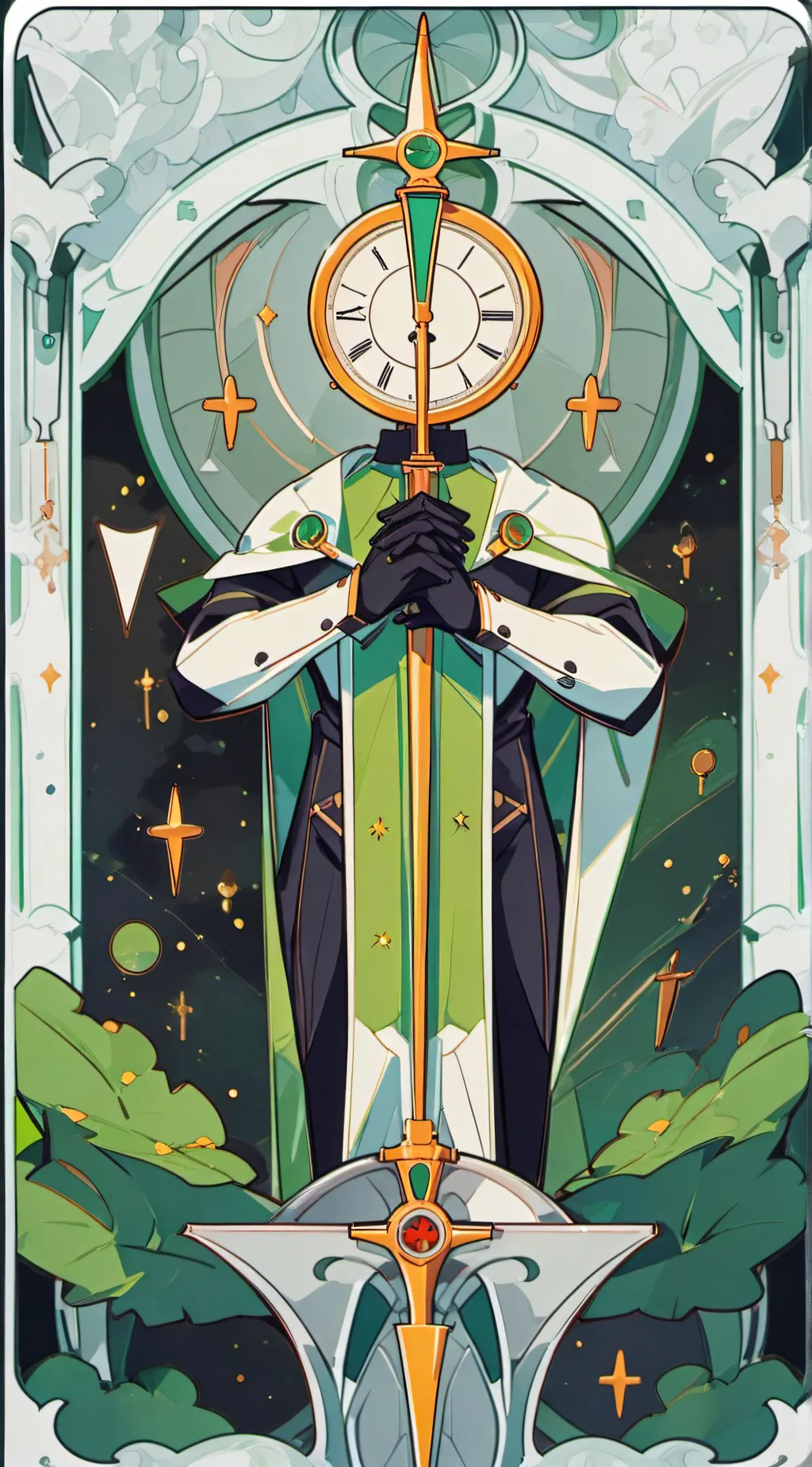 ai character: Upgraded ClockMan background