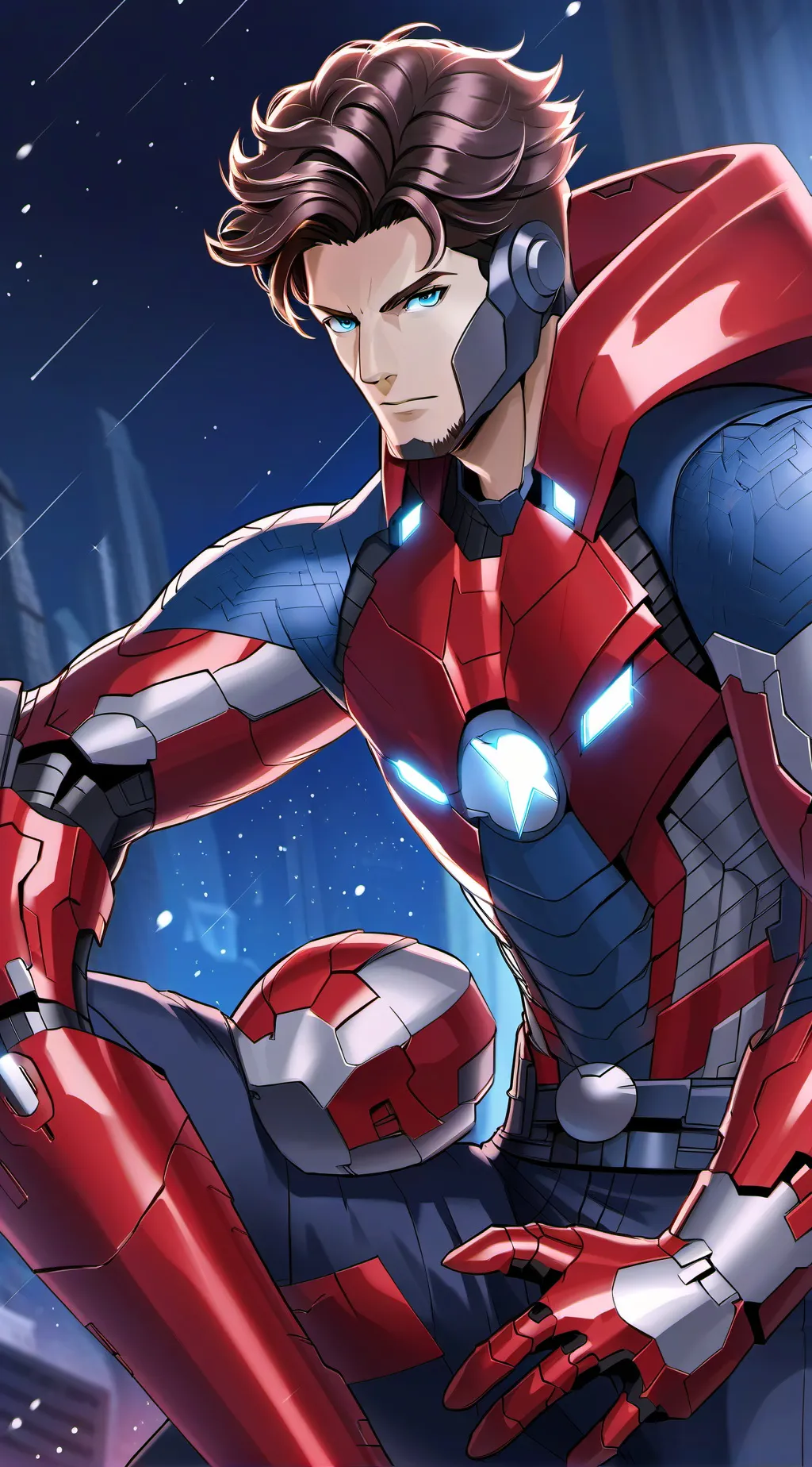 ai character: avengers  background