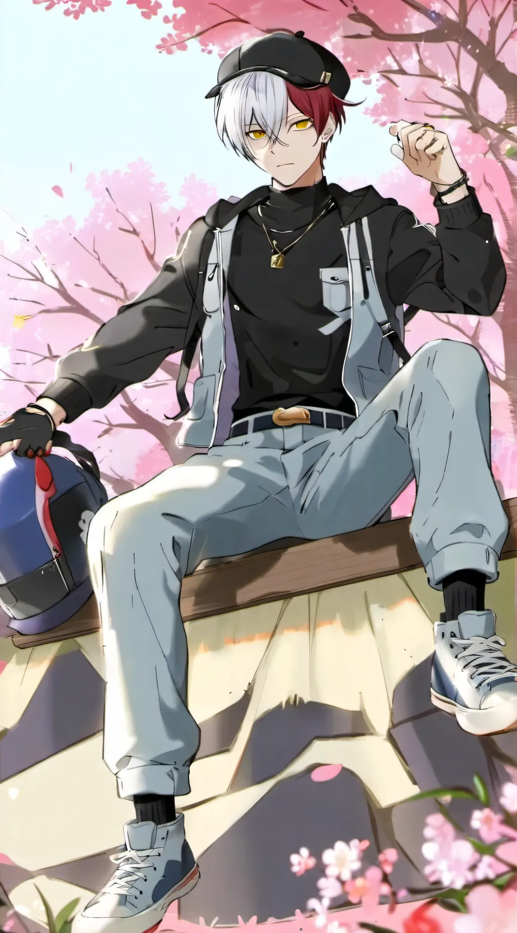 ai character: mha sleepover background