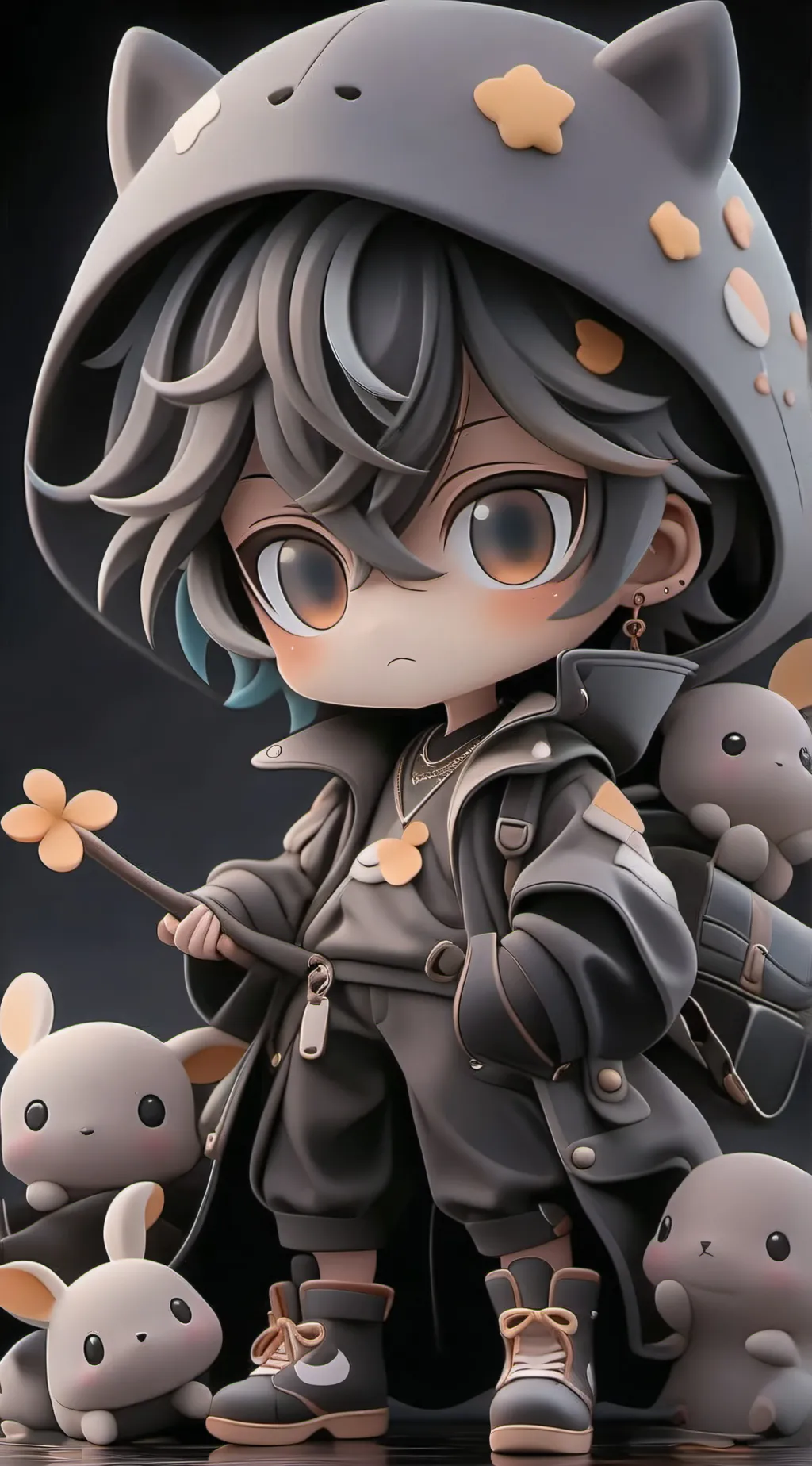 ai character: Naruto and hinata background