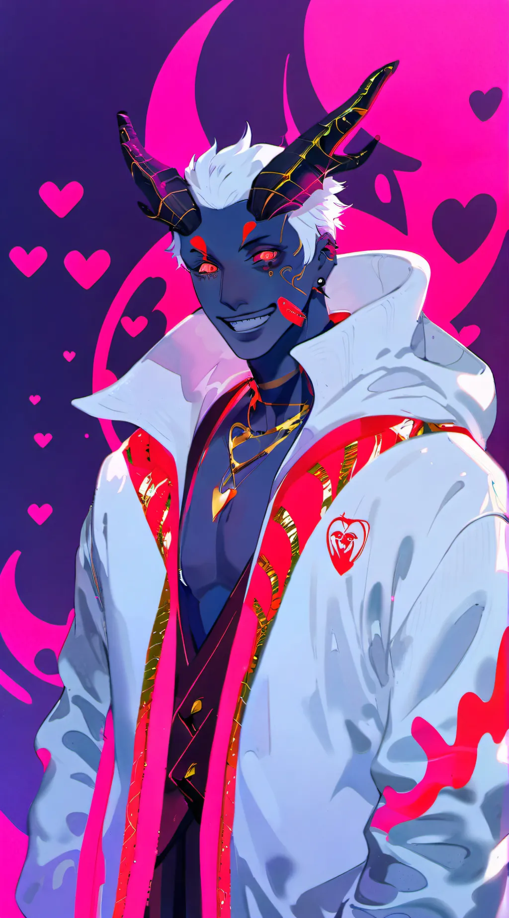 ai character: Valentino  background