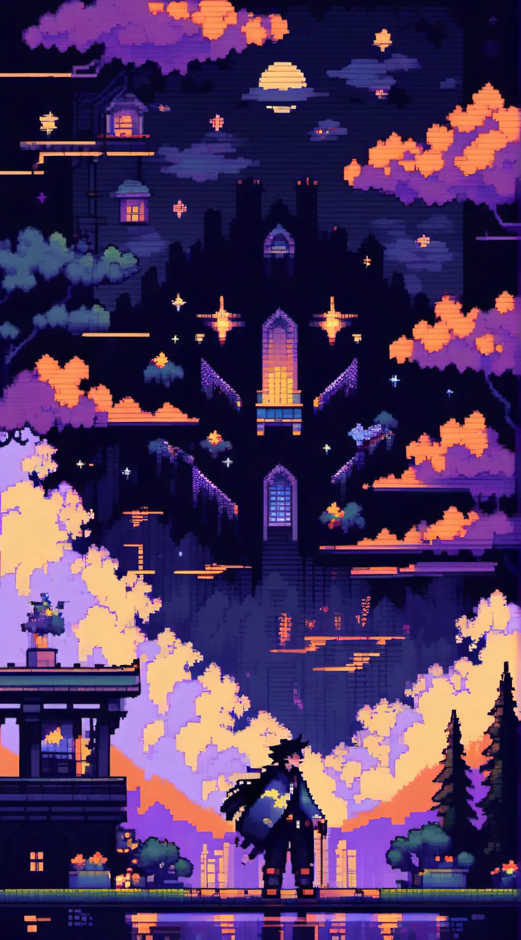 ai character: Starlight background