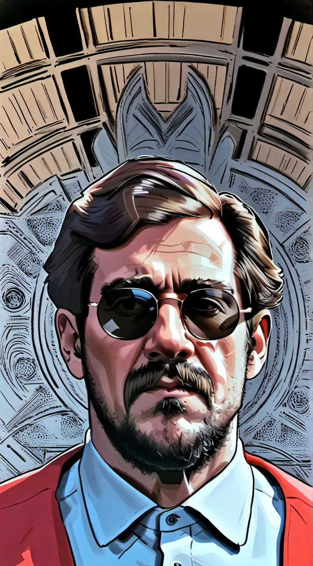 ai character: frank background