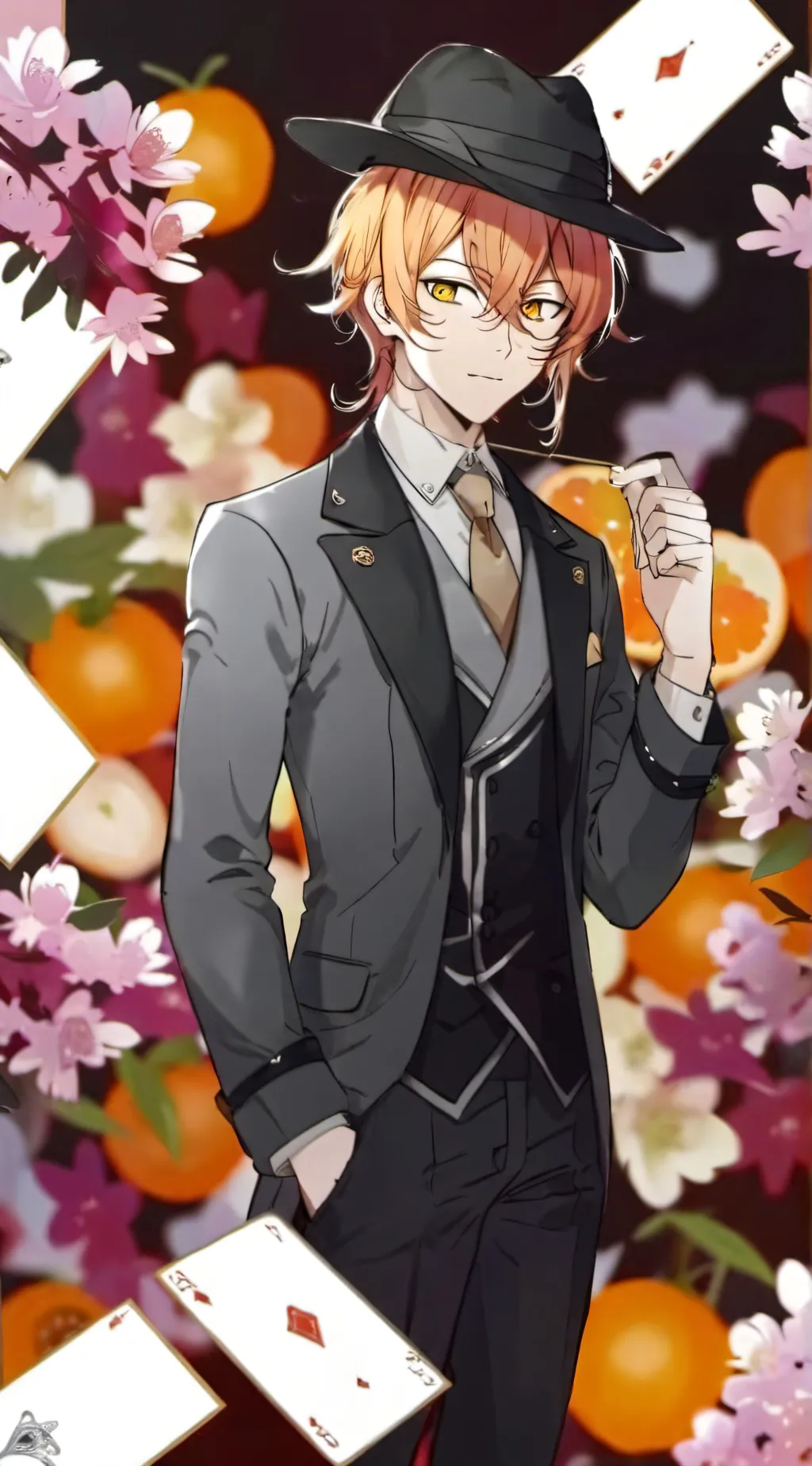 ai character: Chuuya Nakahara🍷 background