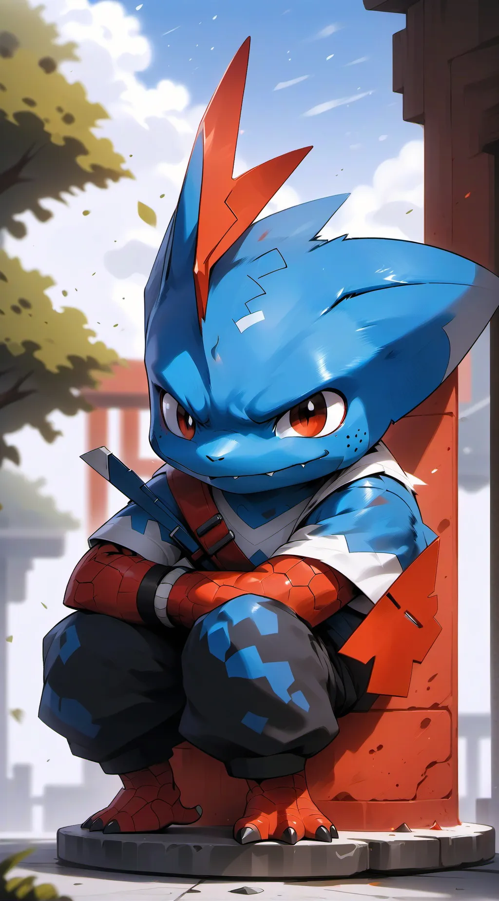 ai character: be cringe background