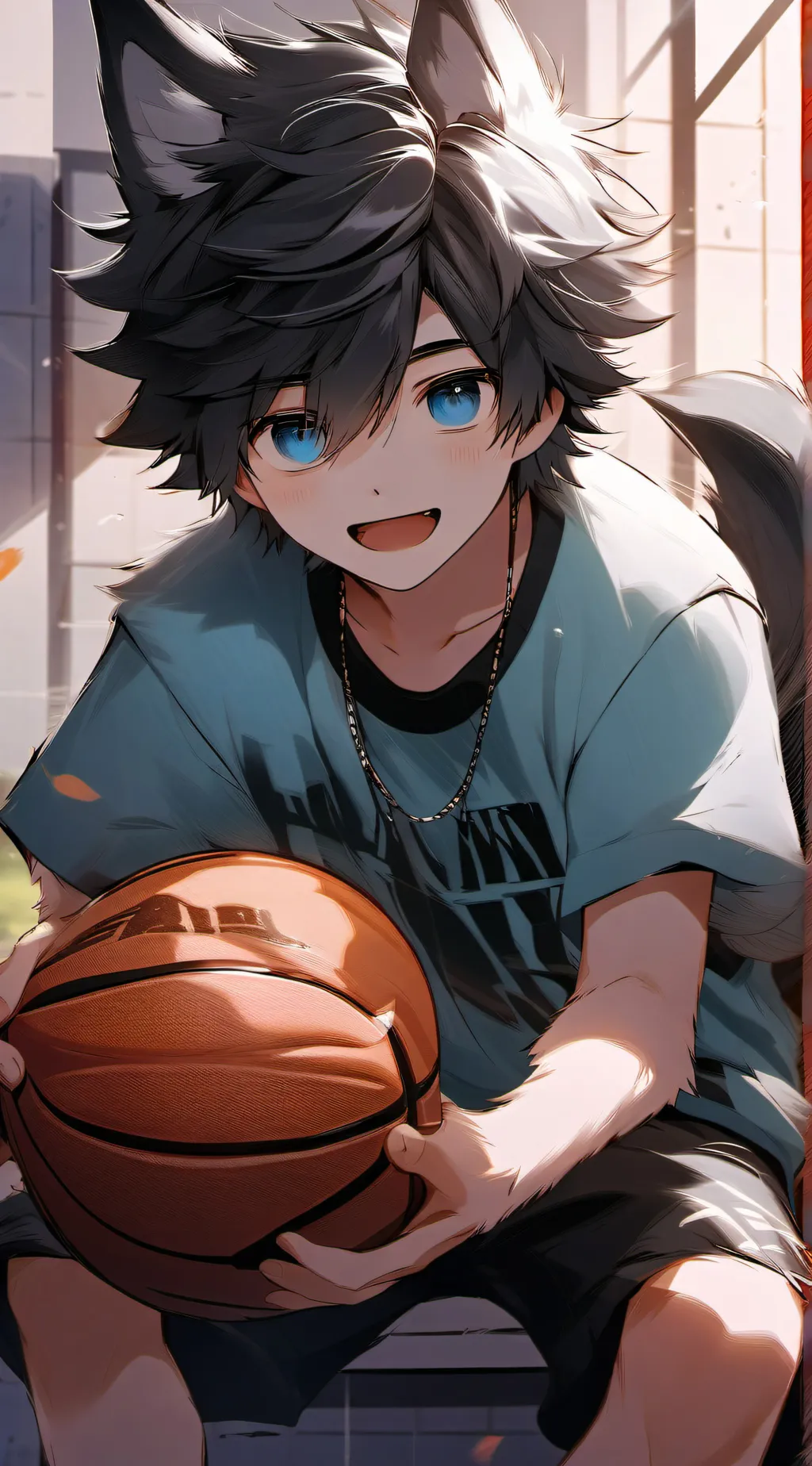 ai character: Blake hangermen background