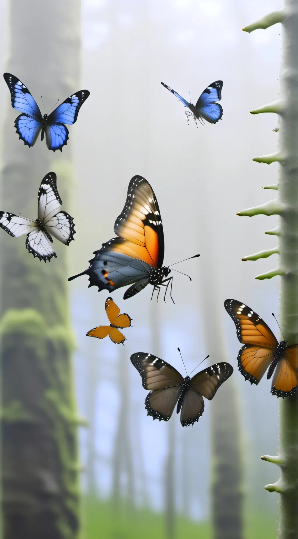 ai character: the butterfly help background