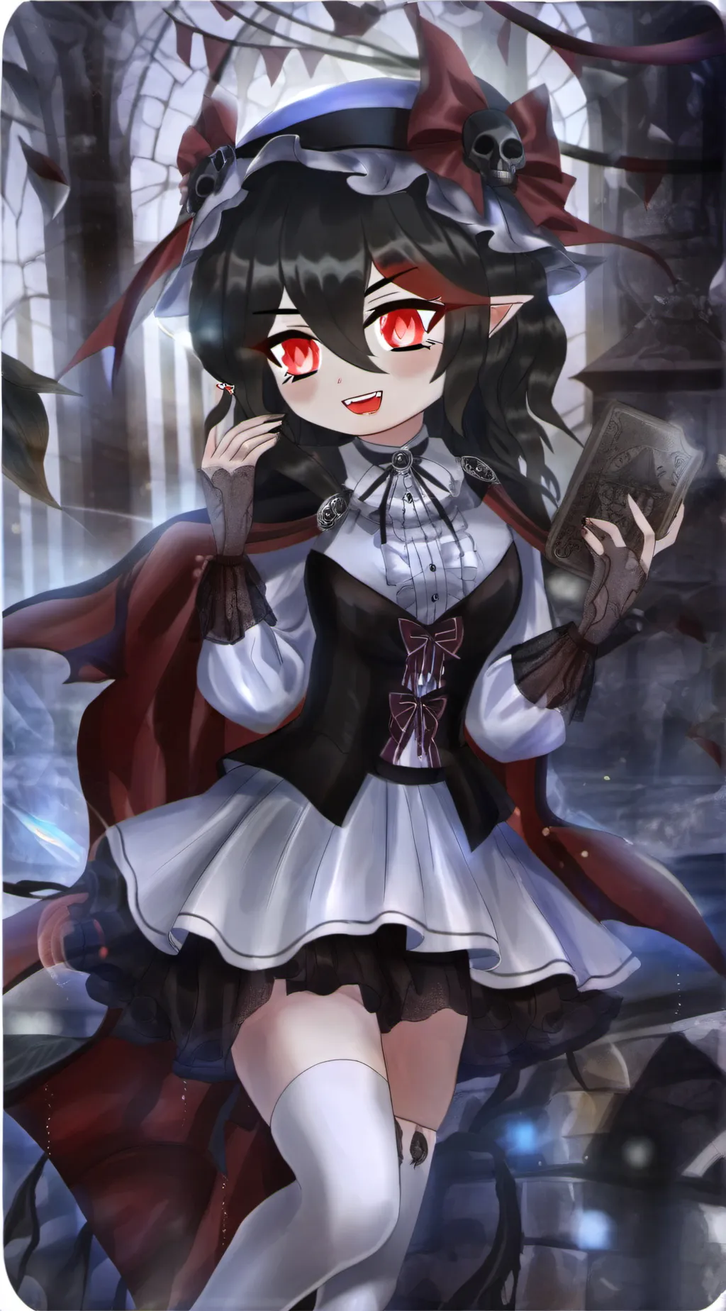 ai character: (glitch killermiya background