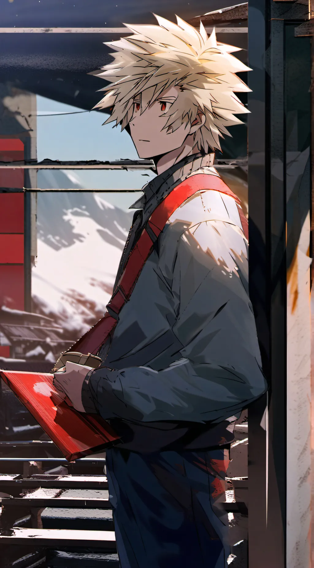 ai character: Bakugo rizz background