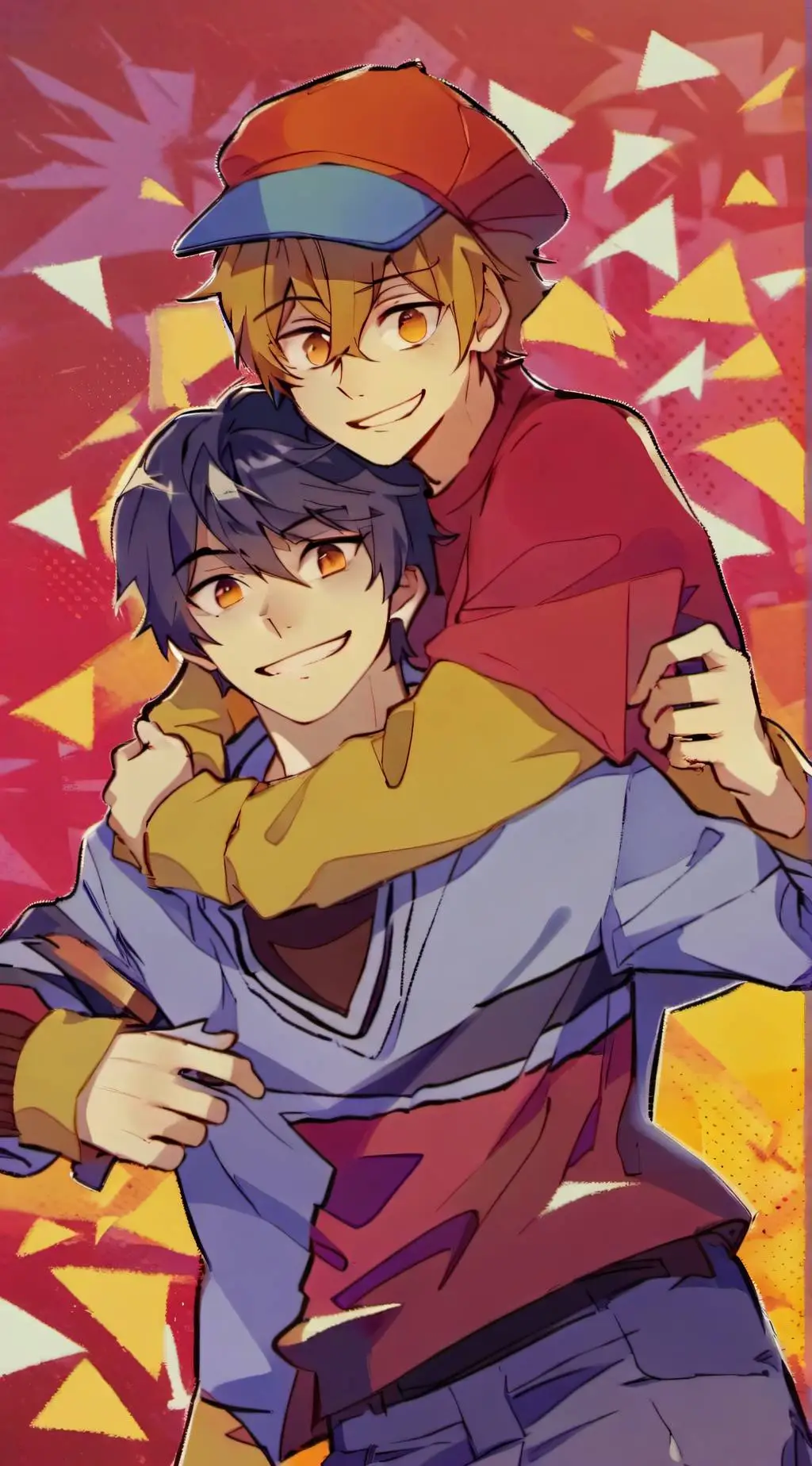 ai character: Catnap x Dogday background