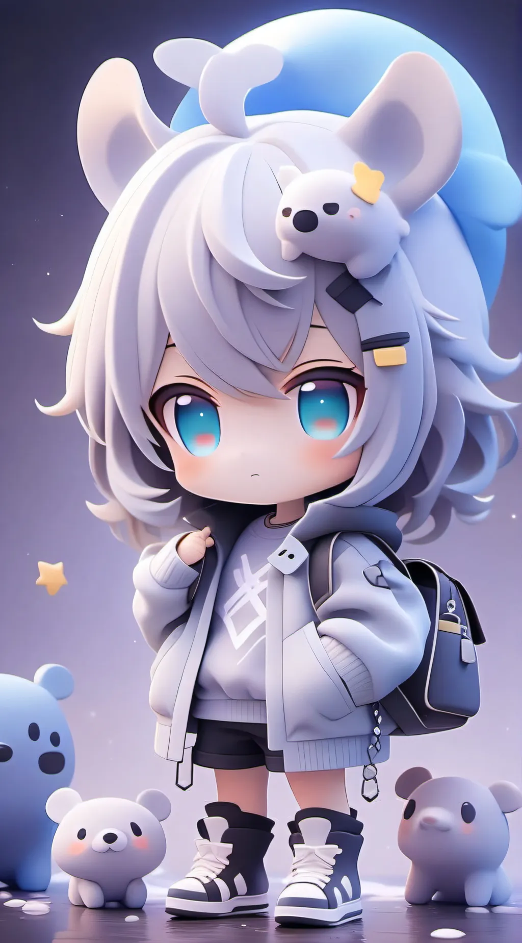 ai character: mha murder mystery background