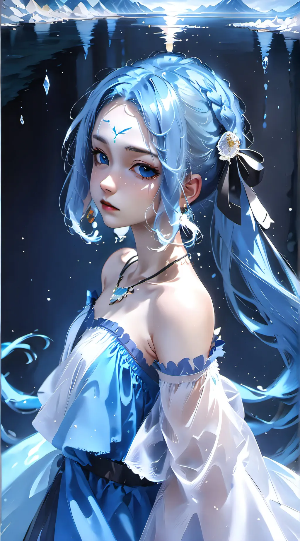 ai character: Marina background