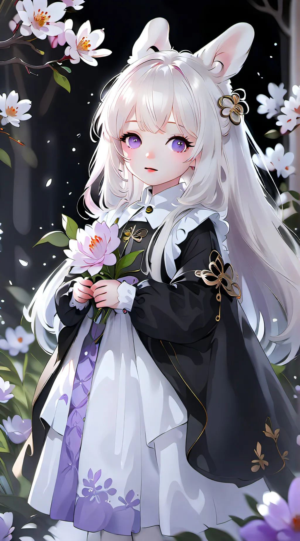 ai character: Milky background