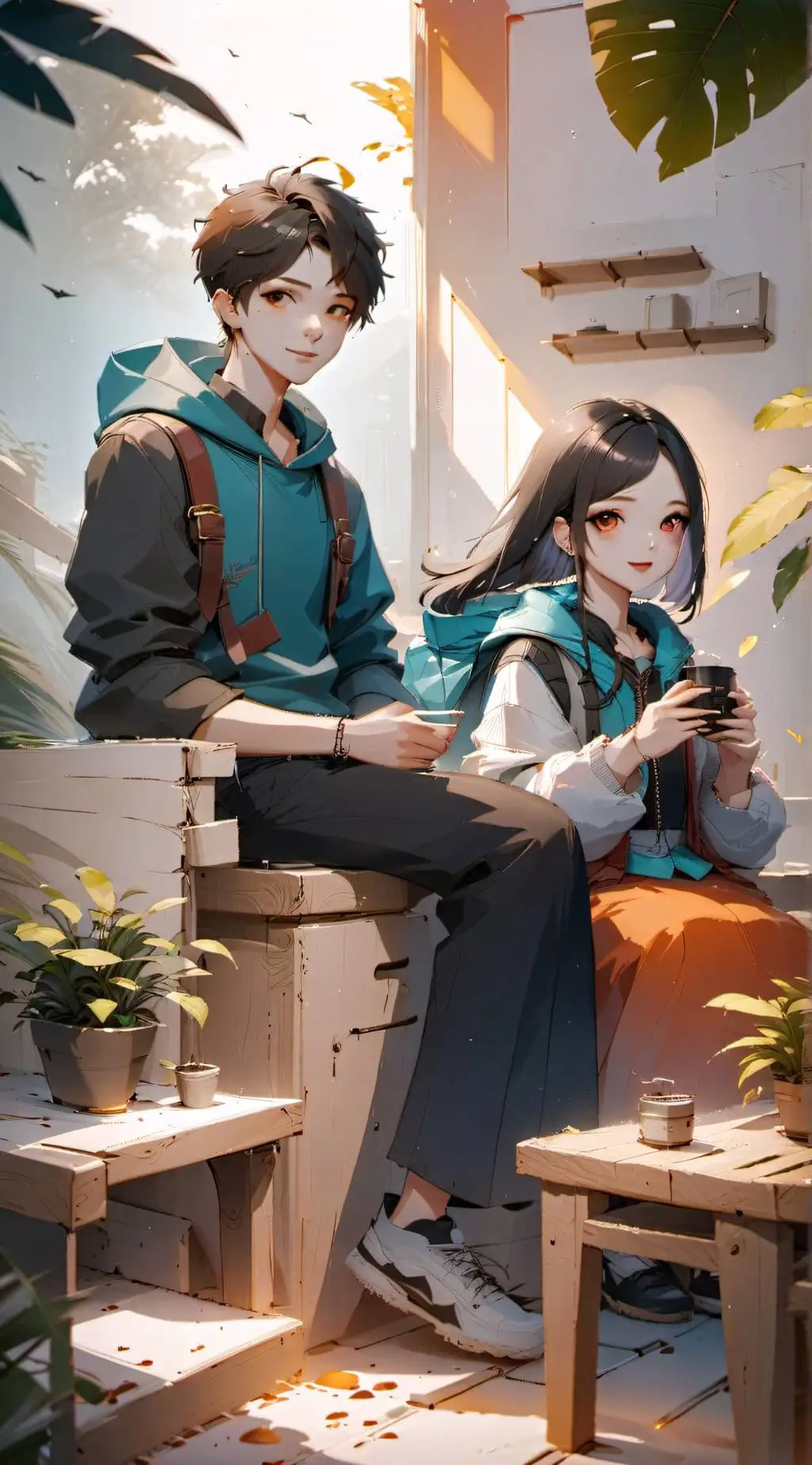 ai character: kind roommate  background