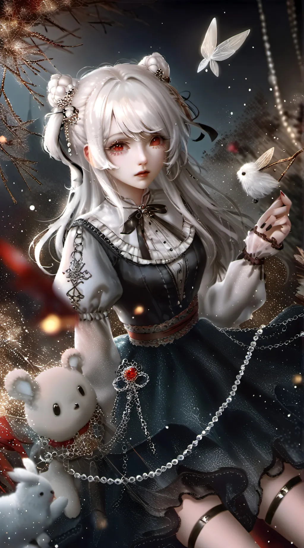 ai character: Luna background