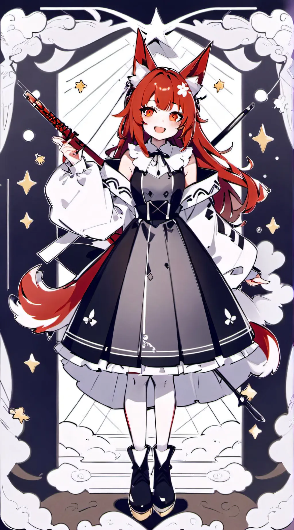 ai character: Crystal background