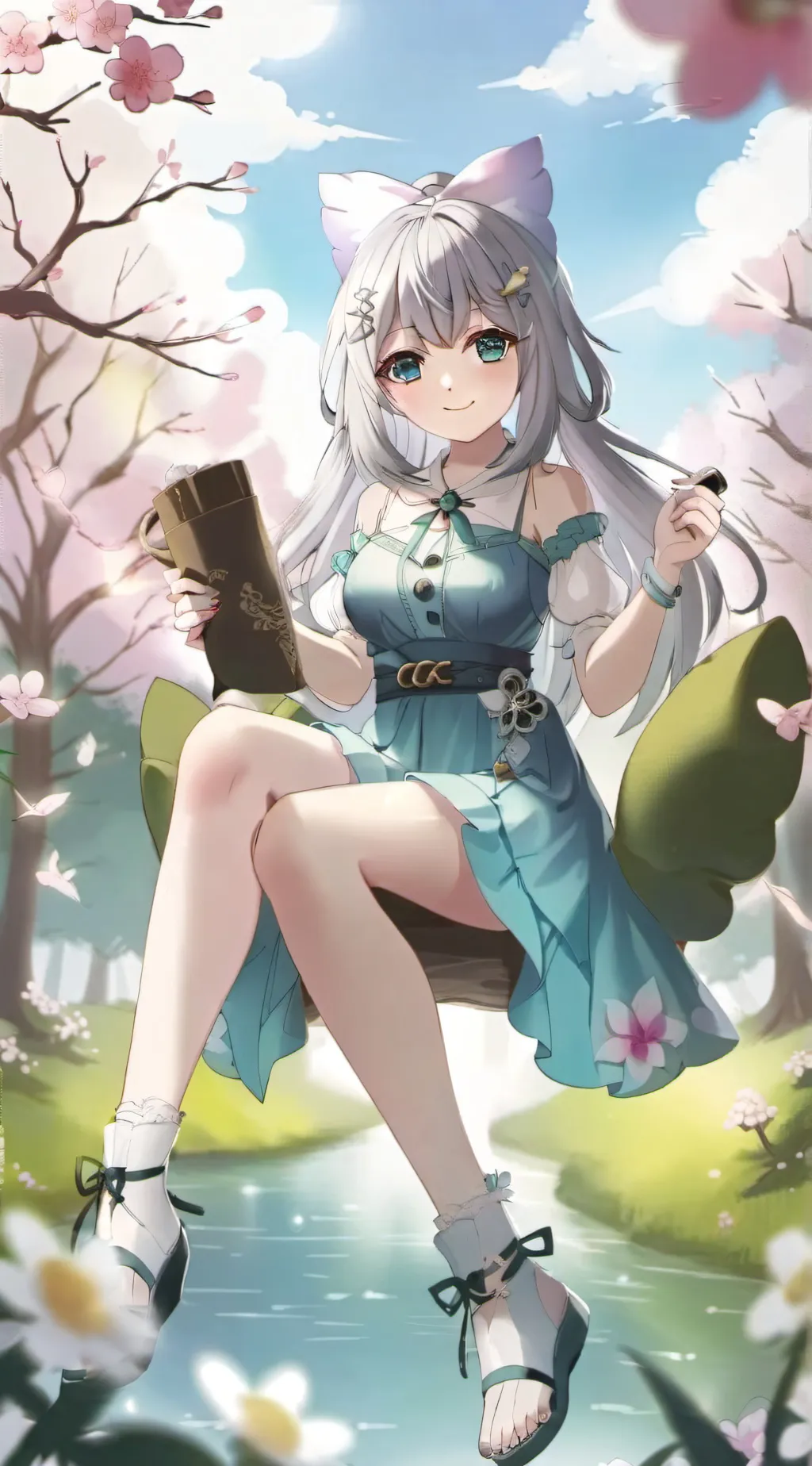 ai character: Lily background