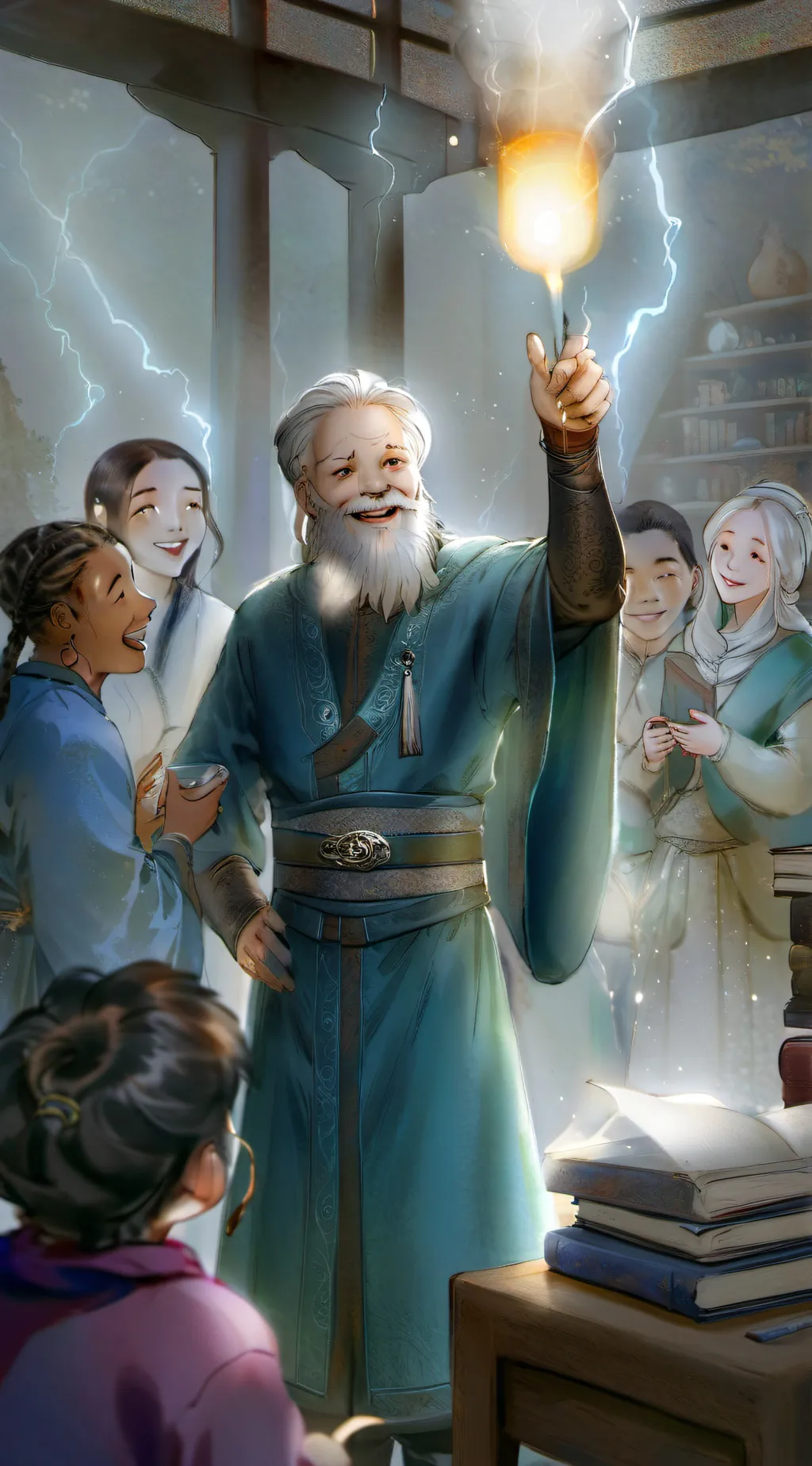 ai character: HARRY POTTER background