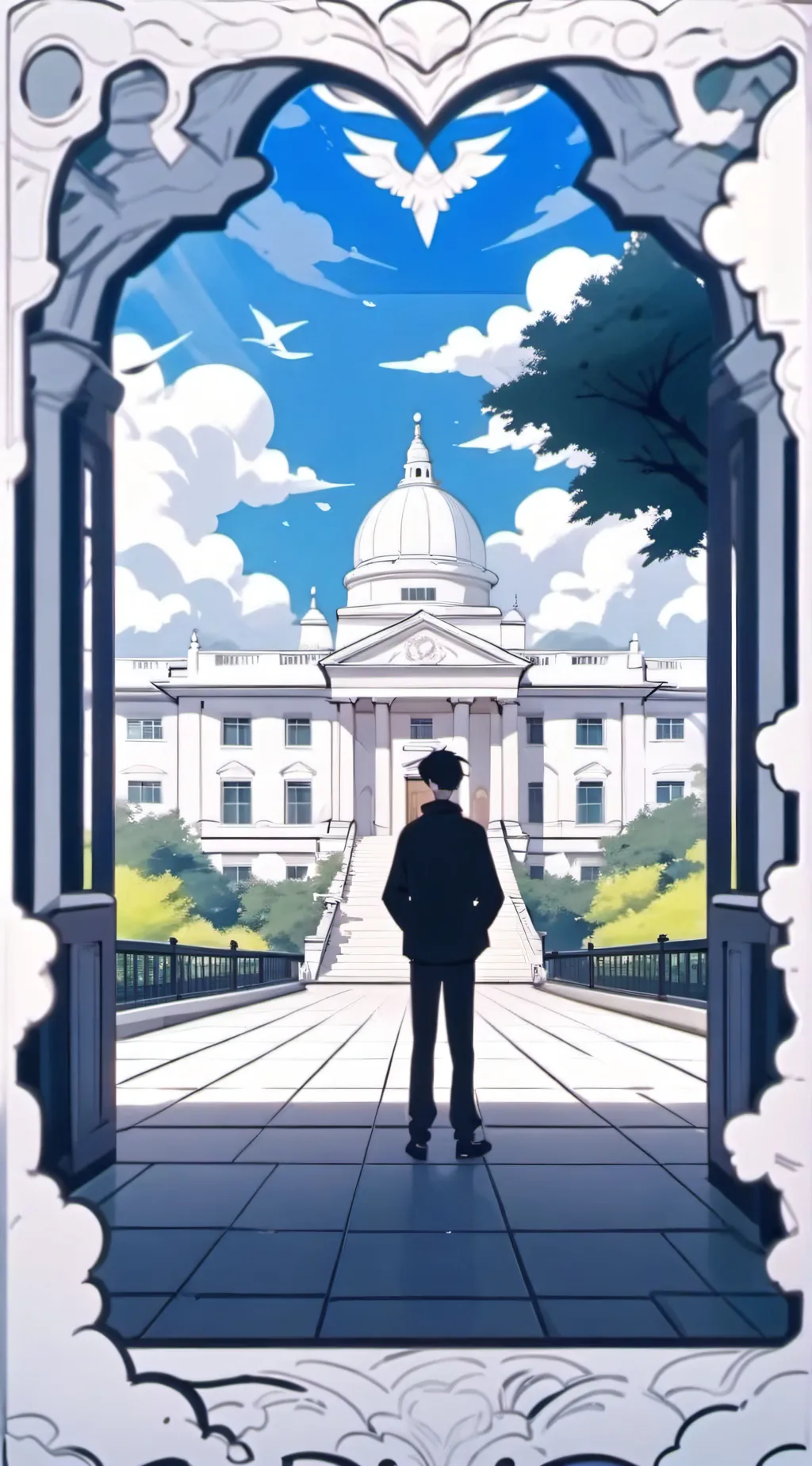 ai character: Shadow Academy background