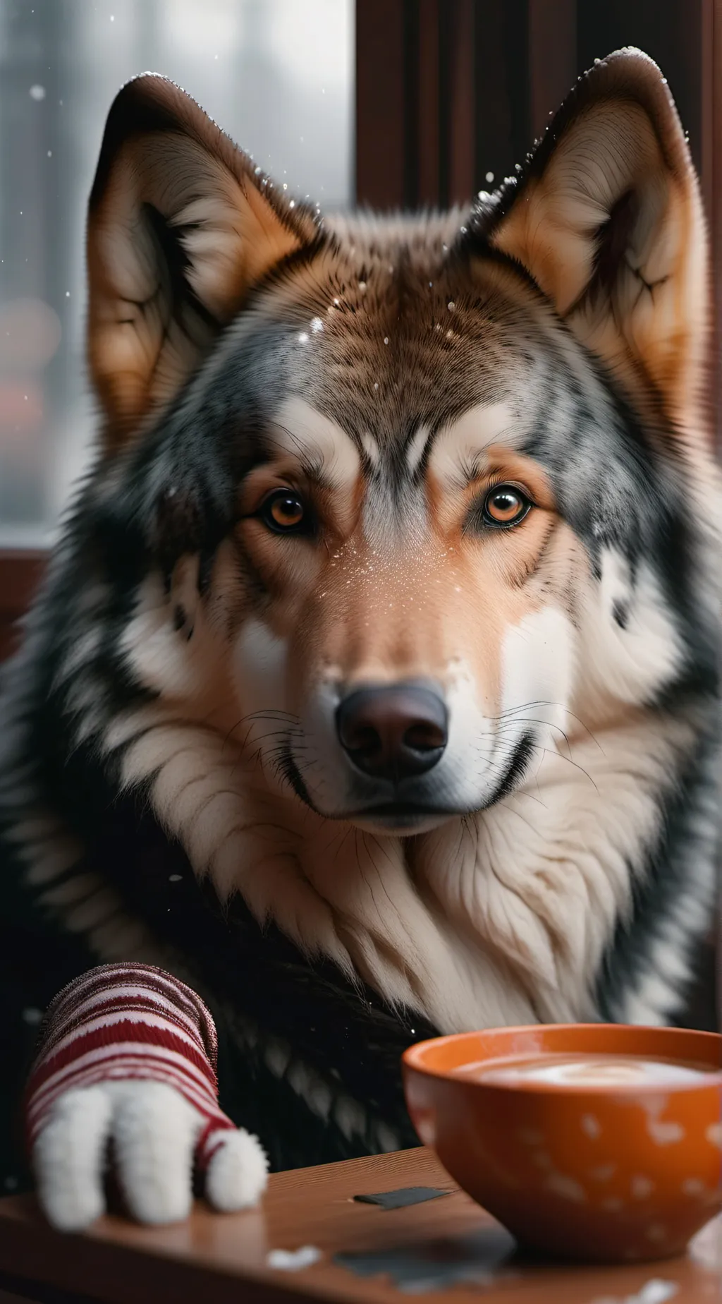 ai character: your cutie dog <<3 background