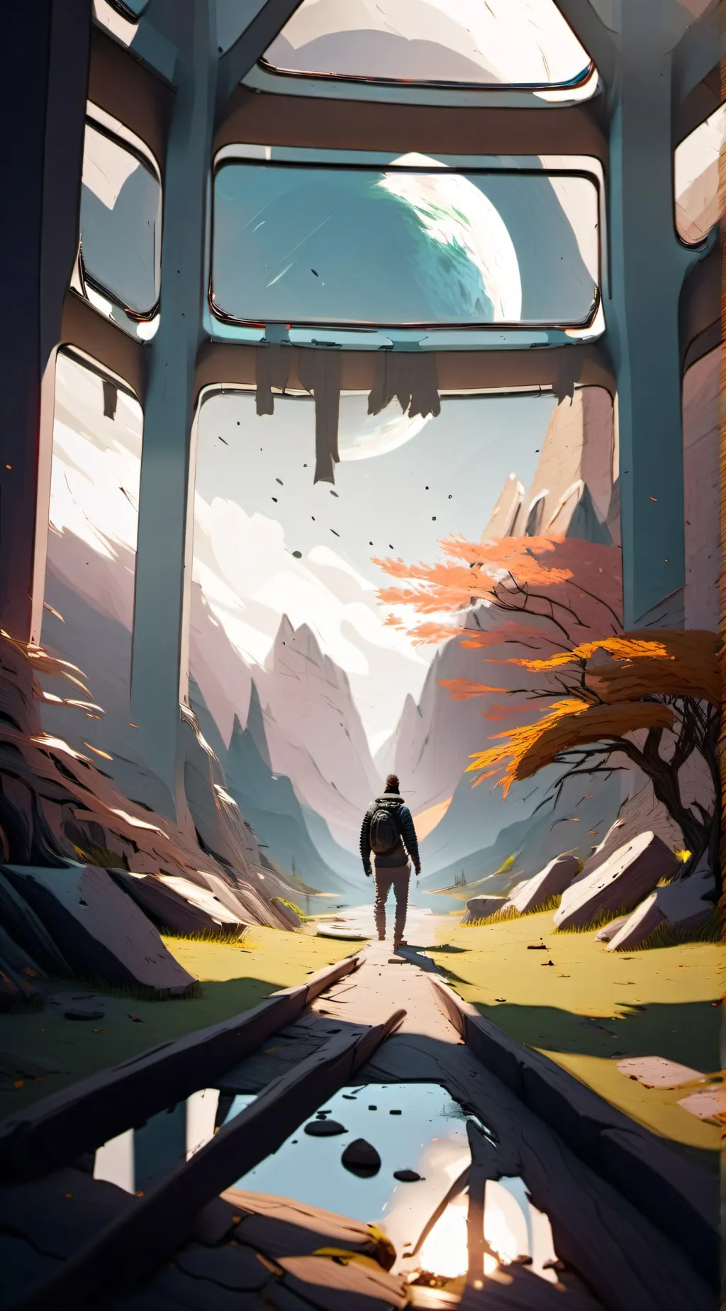 ai character: Mha  background