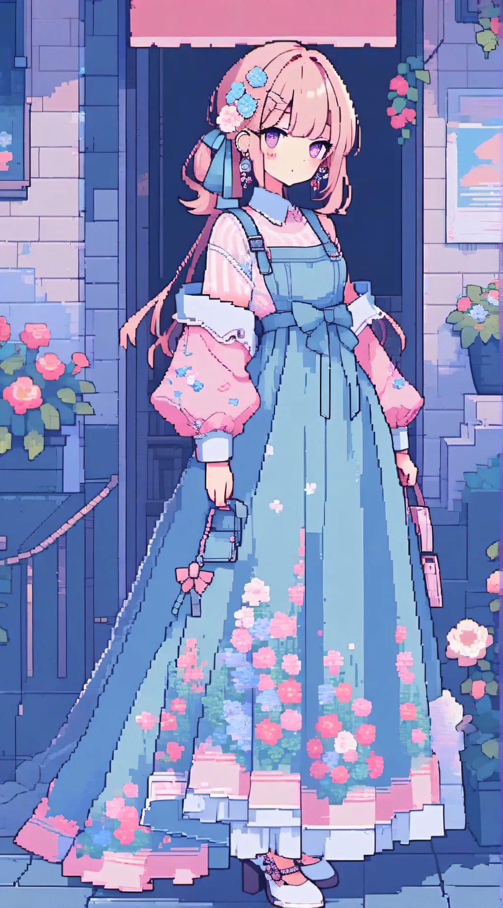 ai character: A worker. background