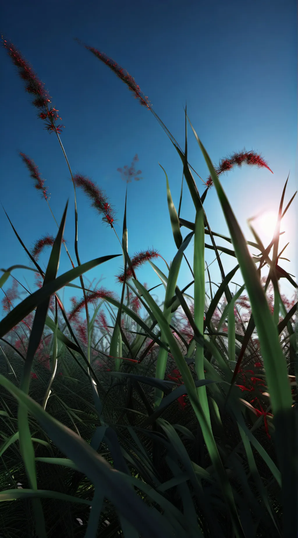 ai character: Touch grass background