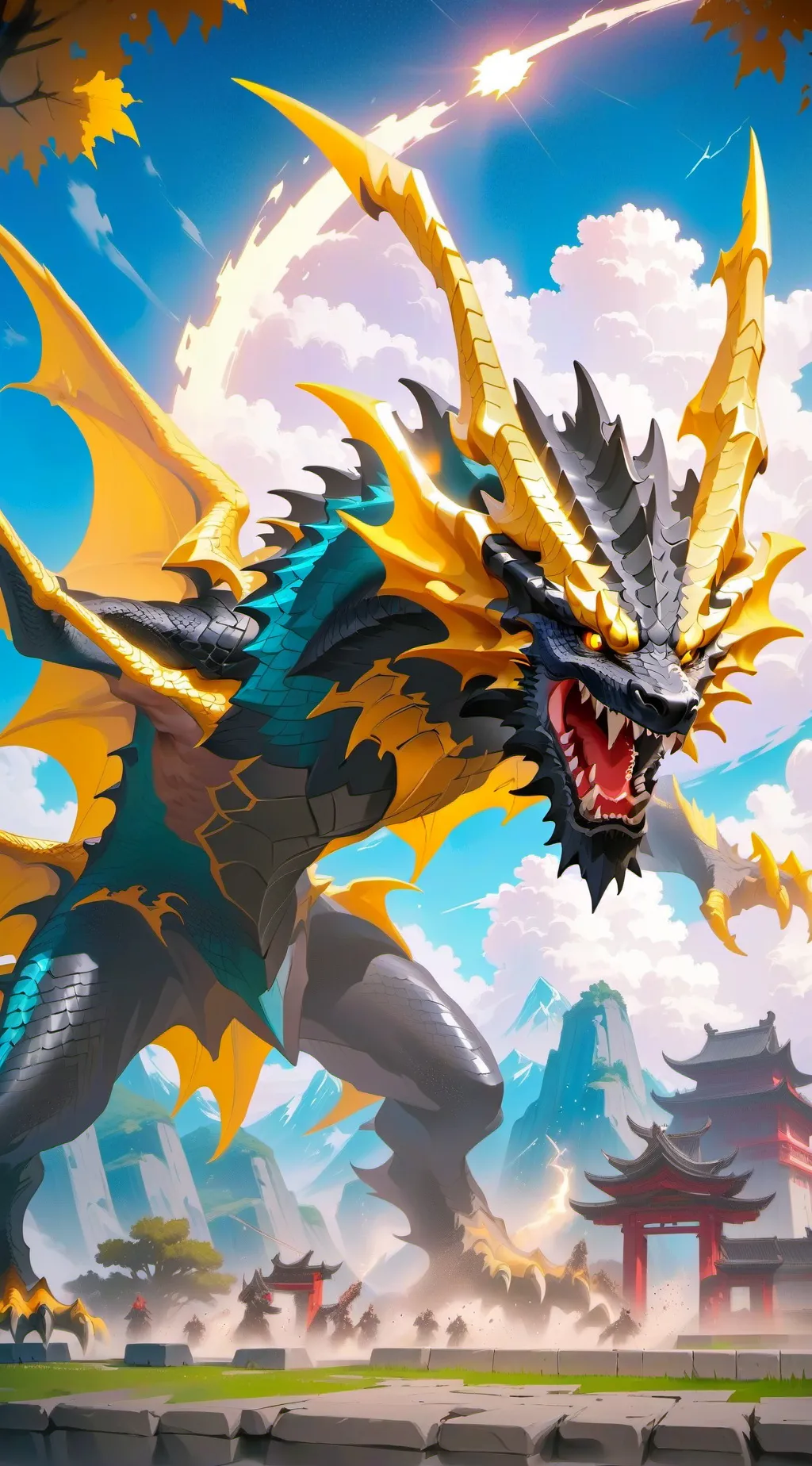 ai character: King Draco background