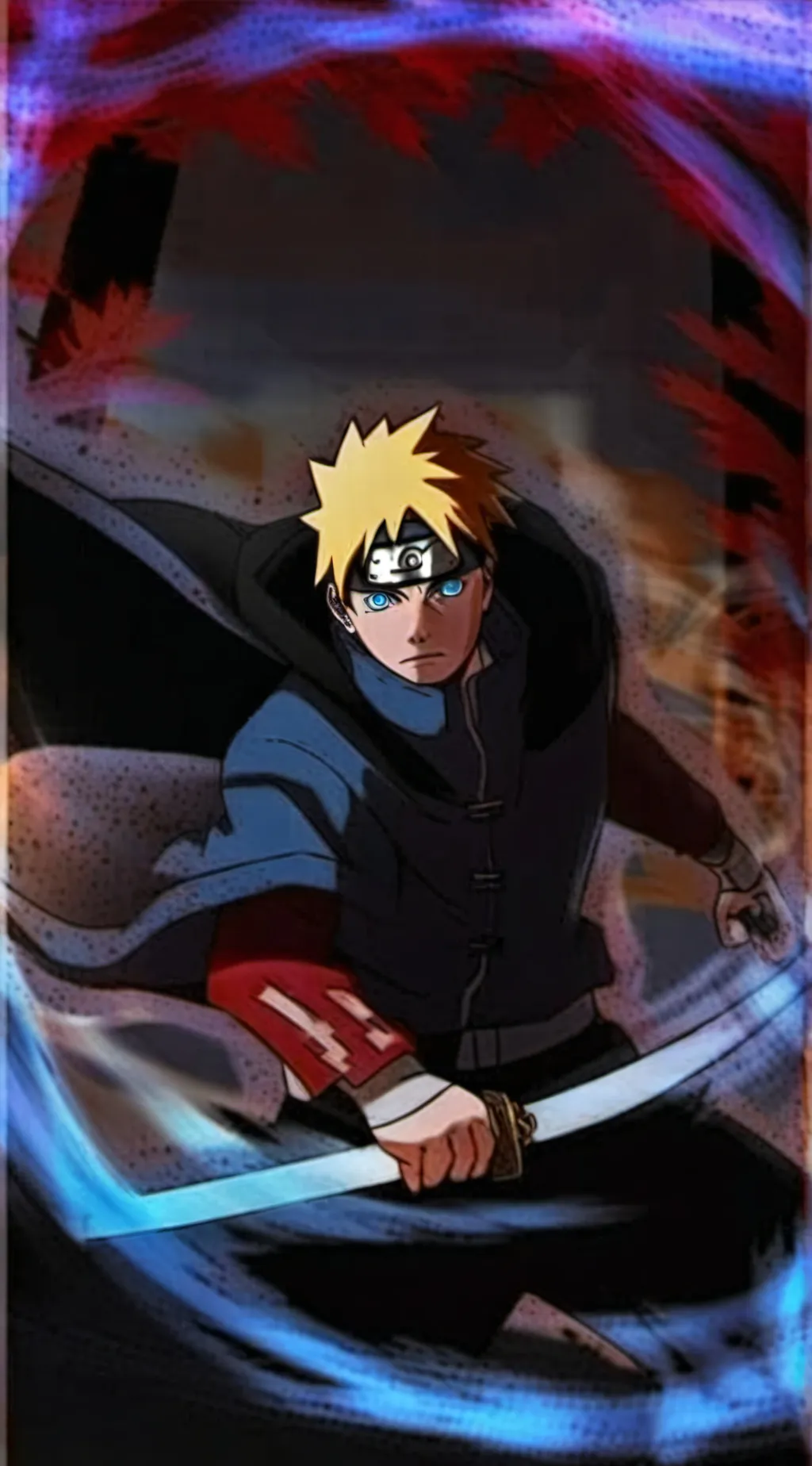 ai character: unhinged Boruto:> background