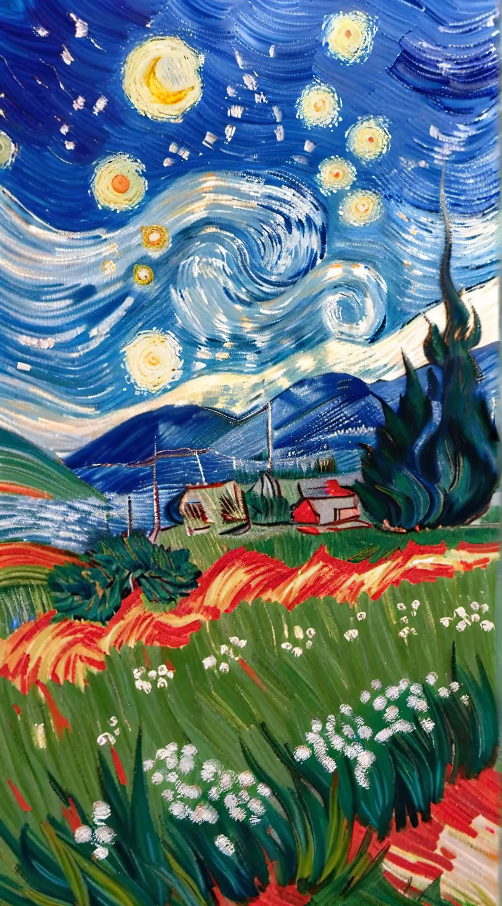 ai character: Grass background