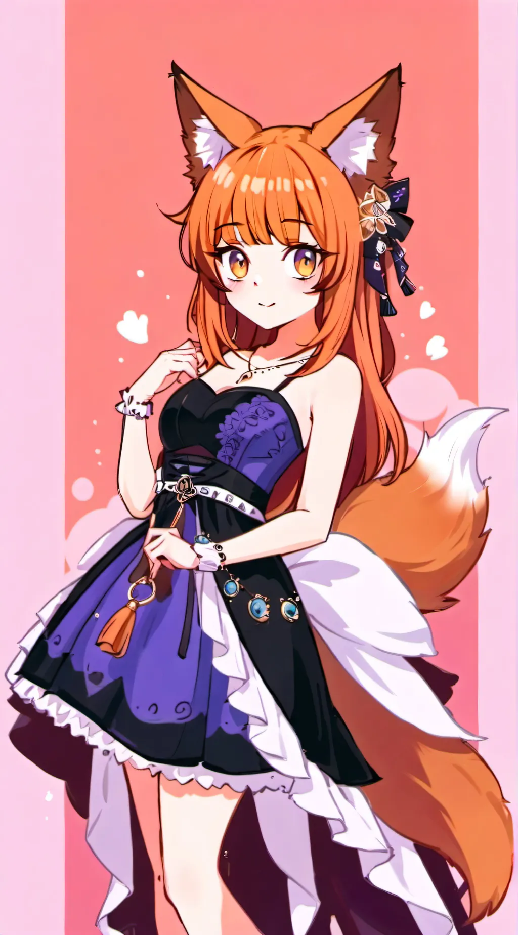 ai character: Foxy background