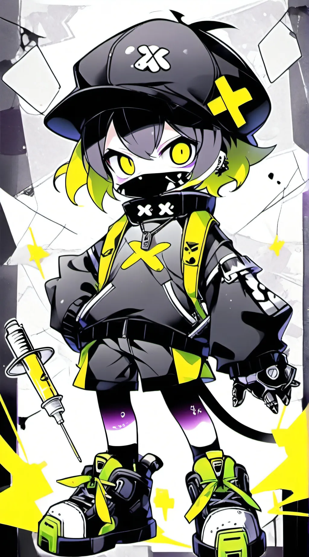 ai character: Murder drone background