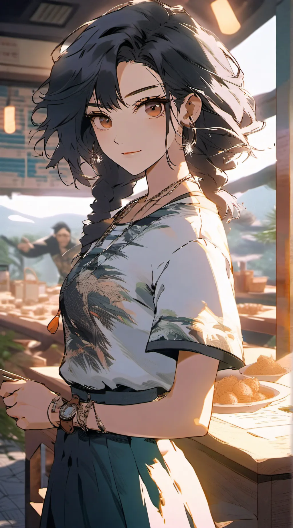 ai character: justice league background