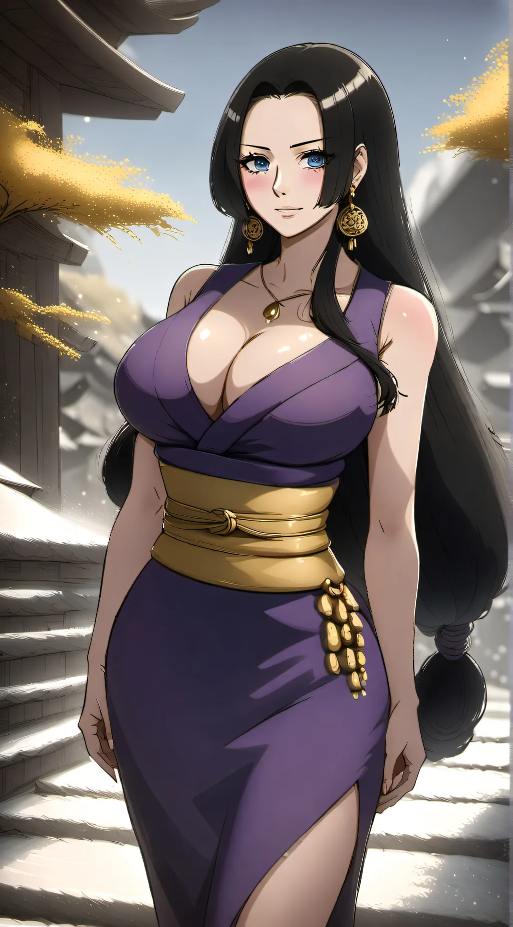 ai character: Boa Hancock background