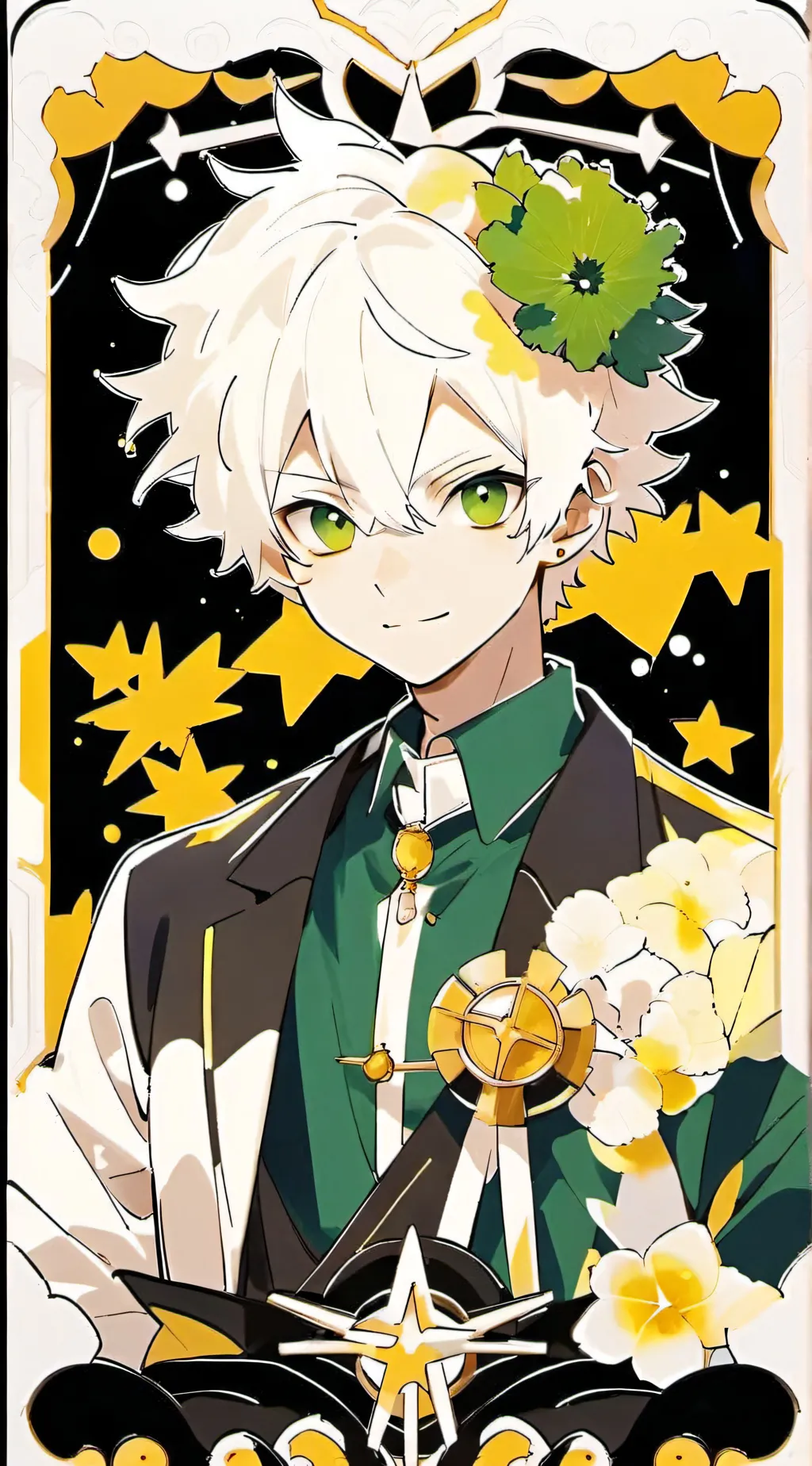 ai character: bakugo background