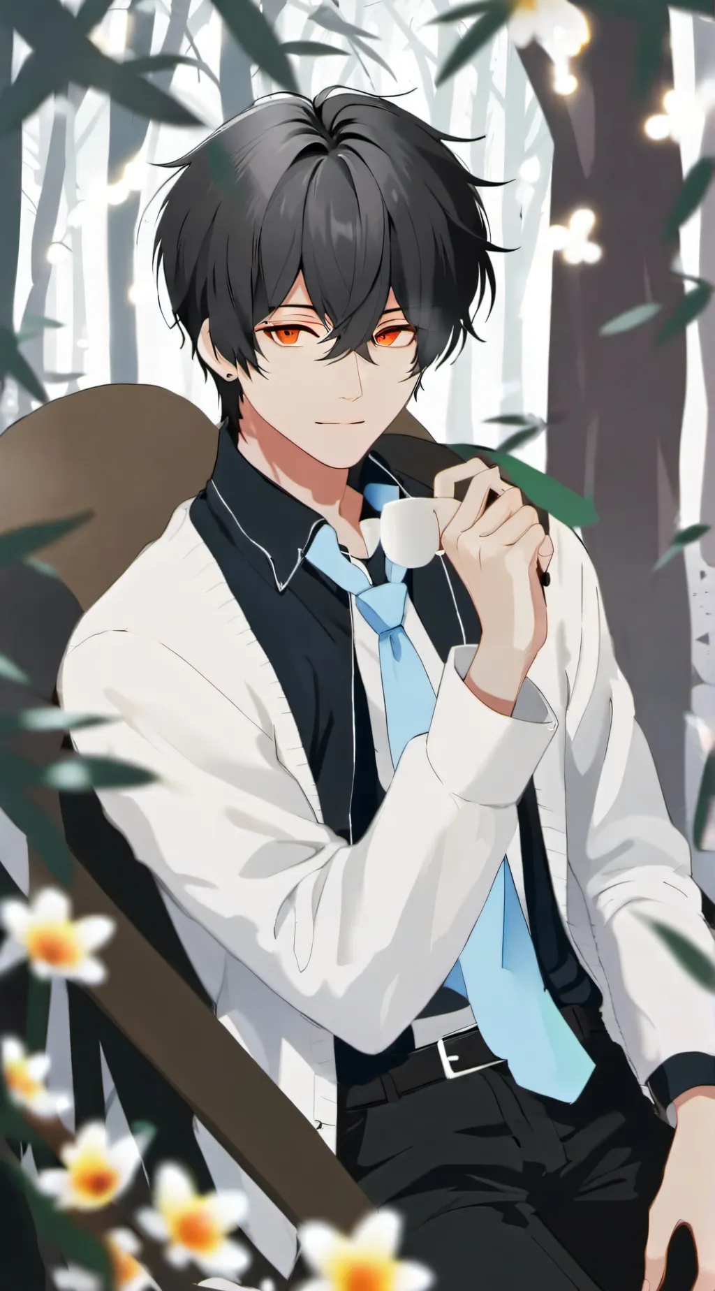 ai character: Michael  background