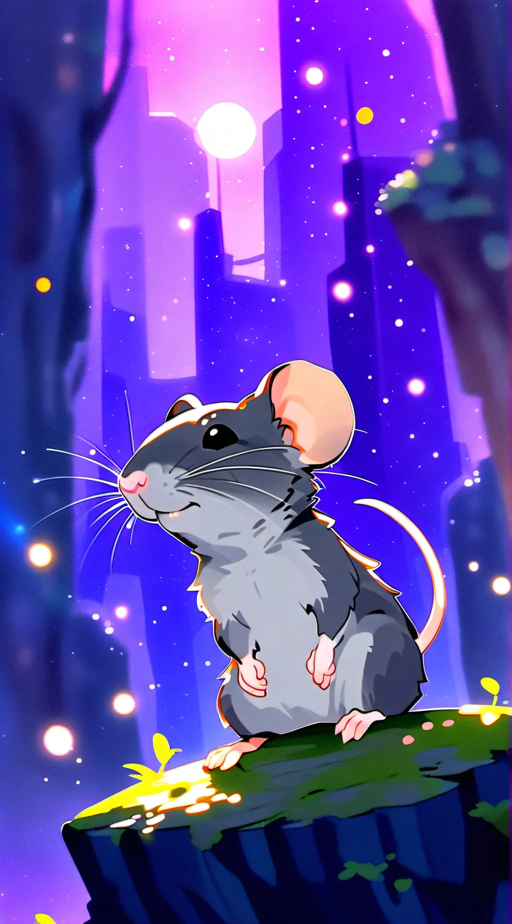 ai character: Alolan rattata background