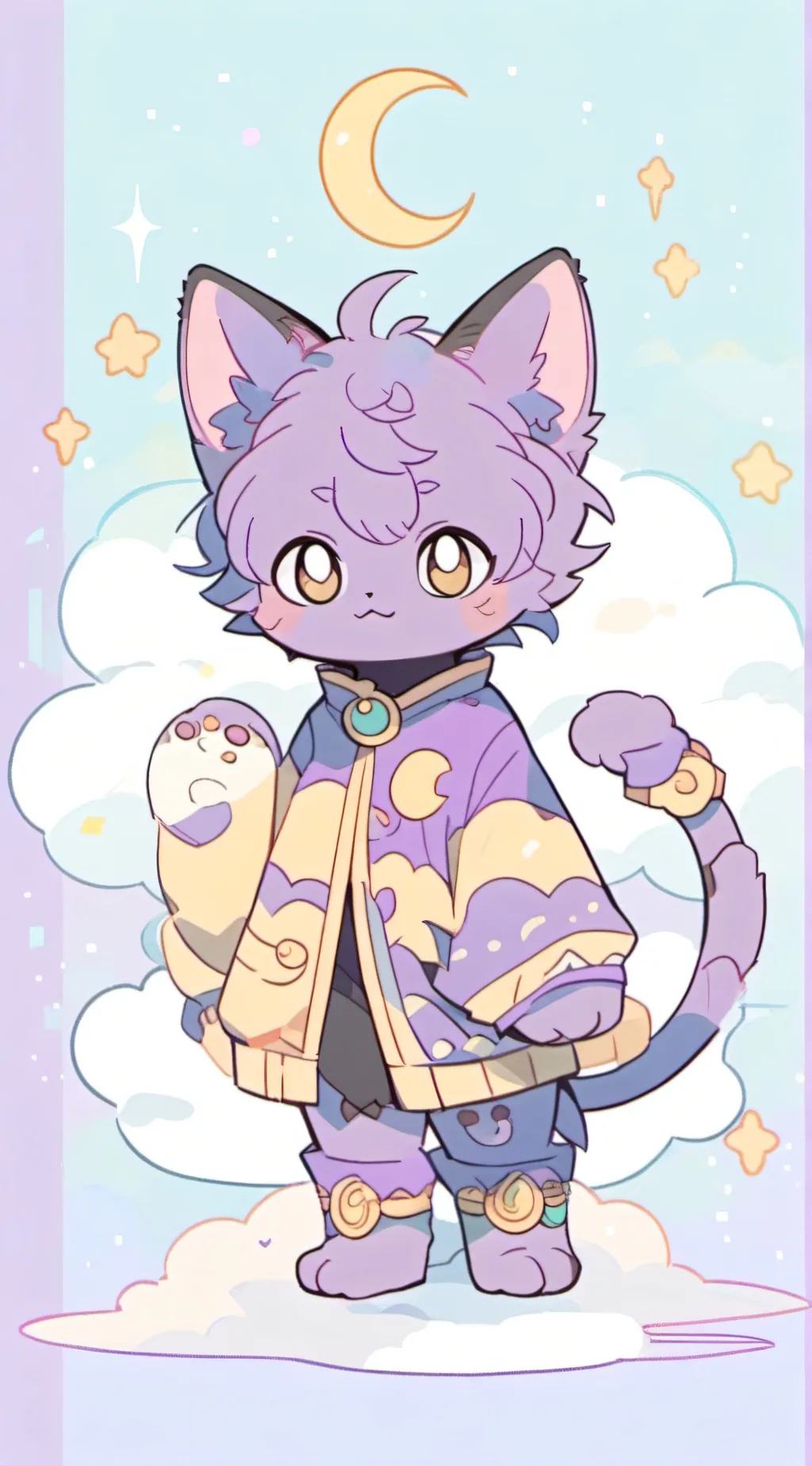 ai character: catnap background