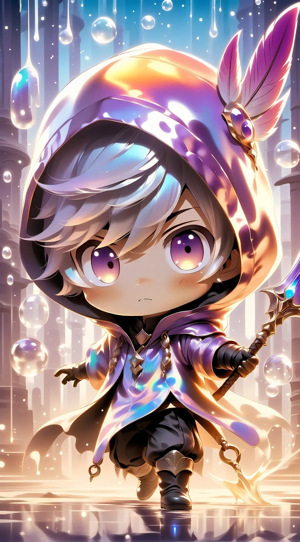 ai character: hashira+more background