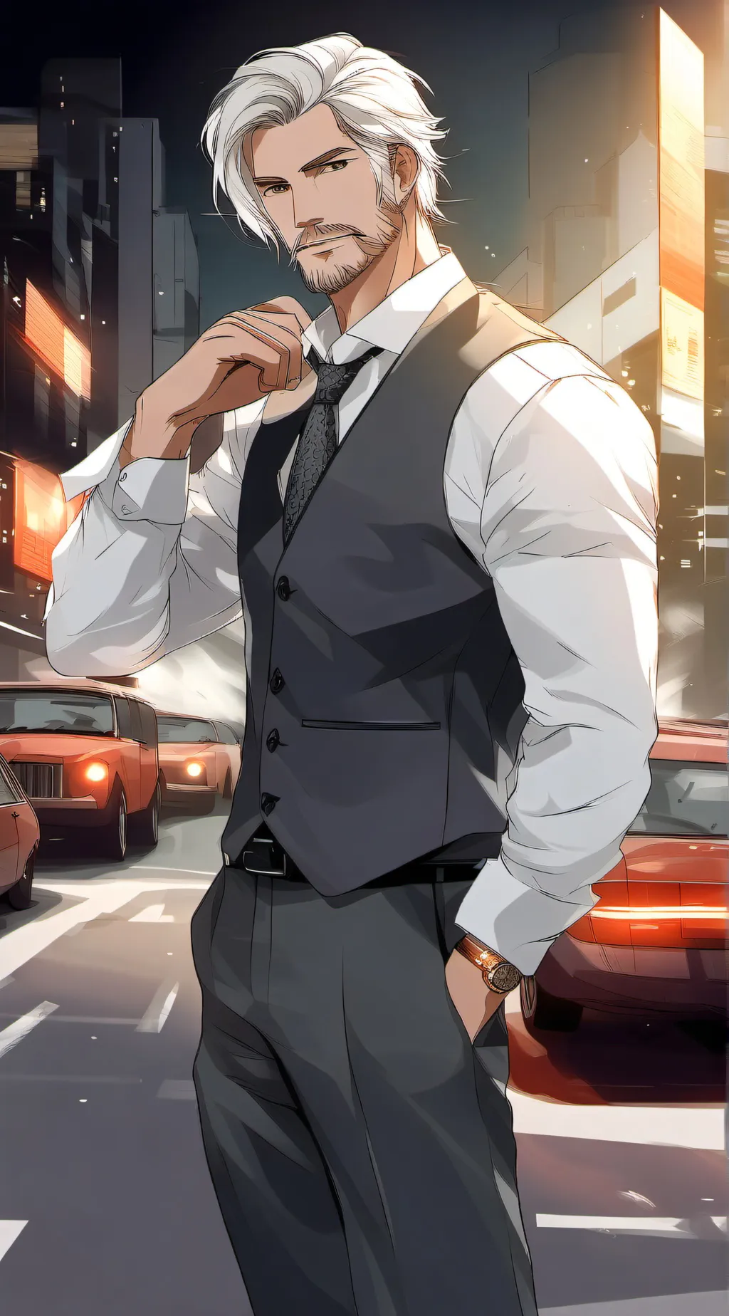 ai character: Dad background