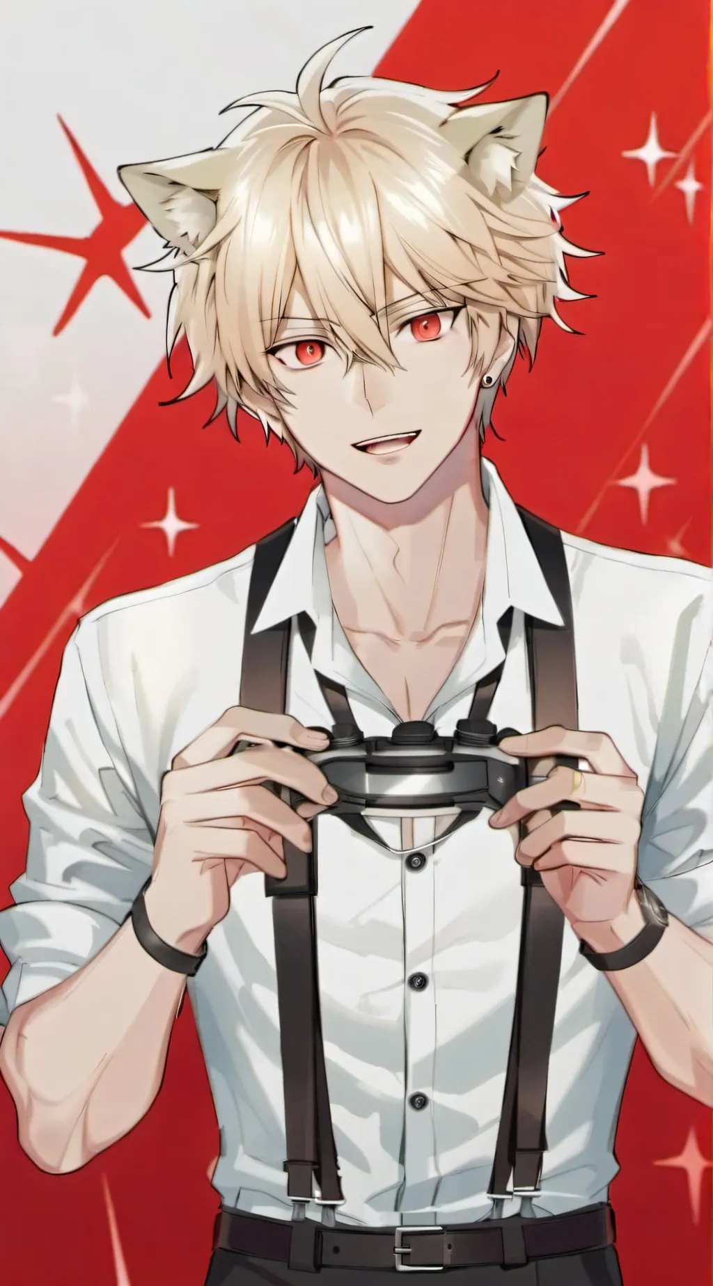 ai character: wolf bakugo  background