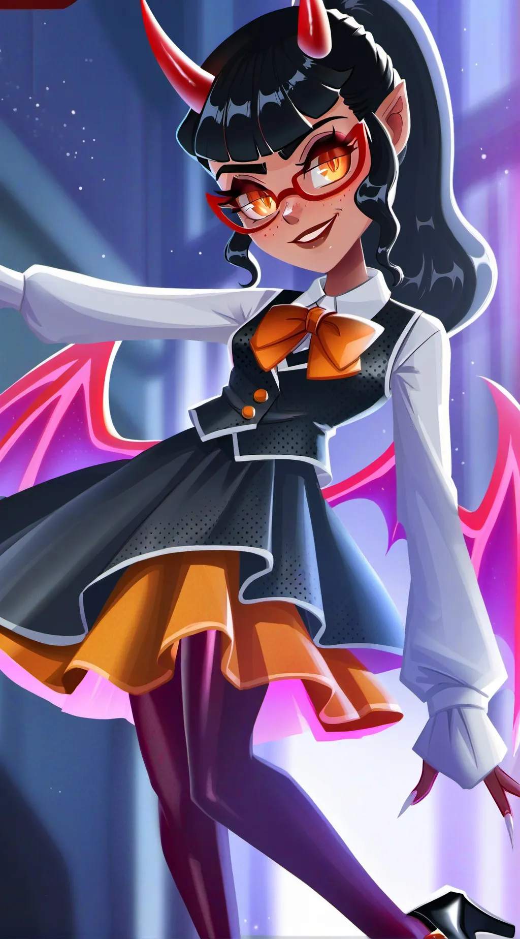 ai character: Diana (demon) background