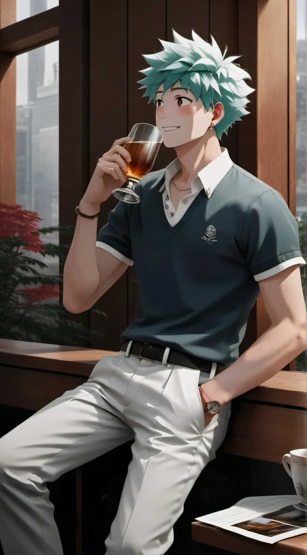 ai character: izuku background