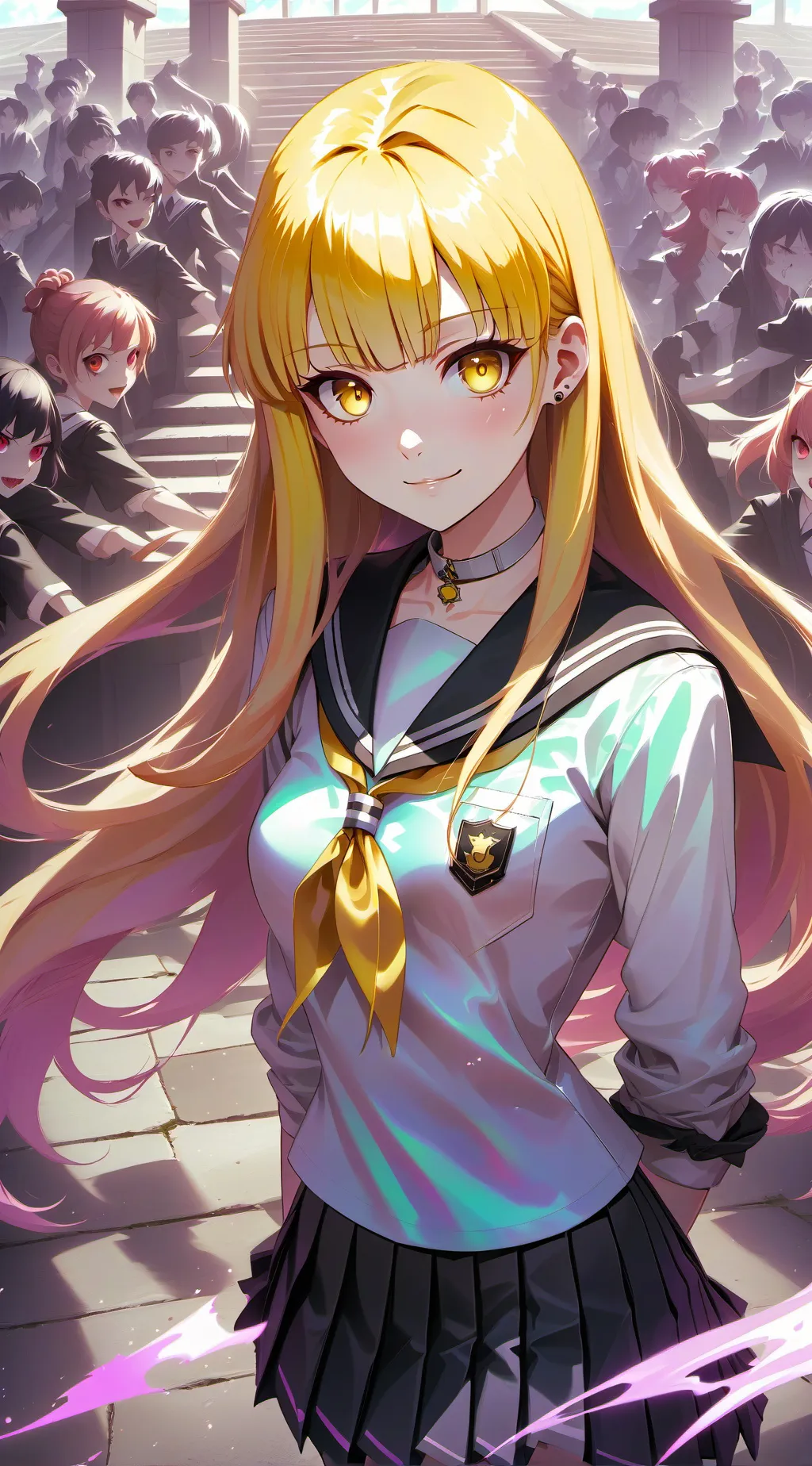 ai character: Class president  background