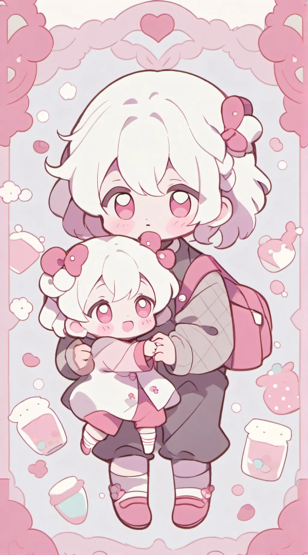 ai character: Nori and zari background