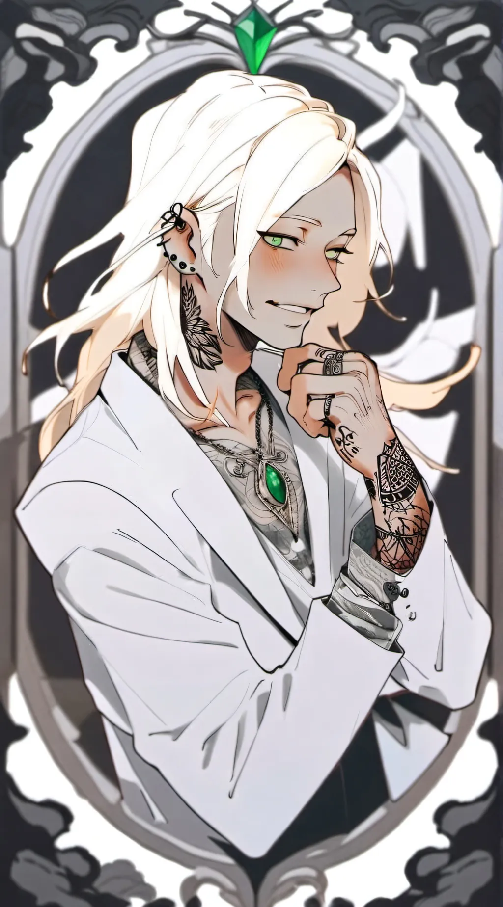 ai character: Poly? Erasermic background